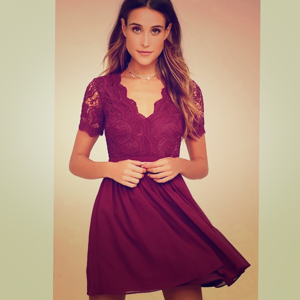 Lulu’s Fit and Flare Cocktail Dress